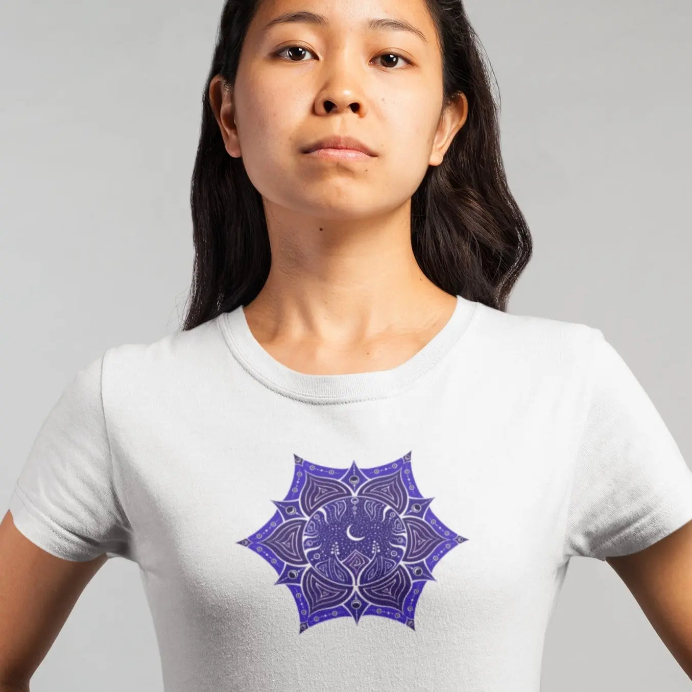 Sahasrara Chakra | Organisches T-Shirt | Damen - Deivi