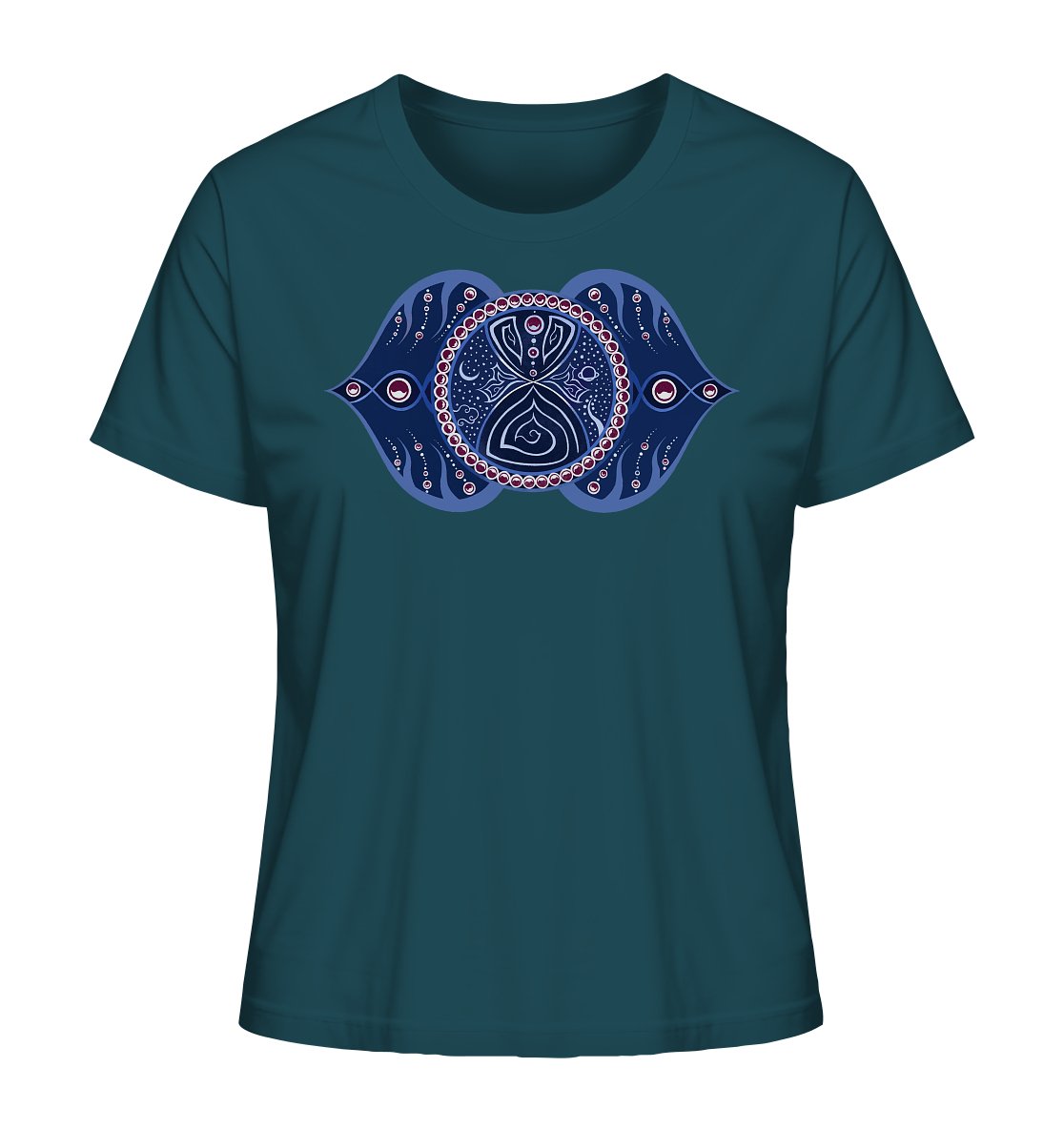 Drittes Auge | Ajna Chakra | Organisches T - Shirt | Damen - Deivi