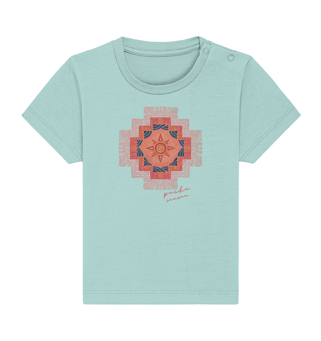 Pacha Mama Andenkreuz Baby T-Shirt aus Biobaumwolle