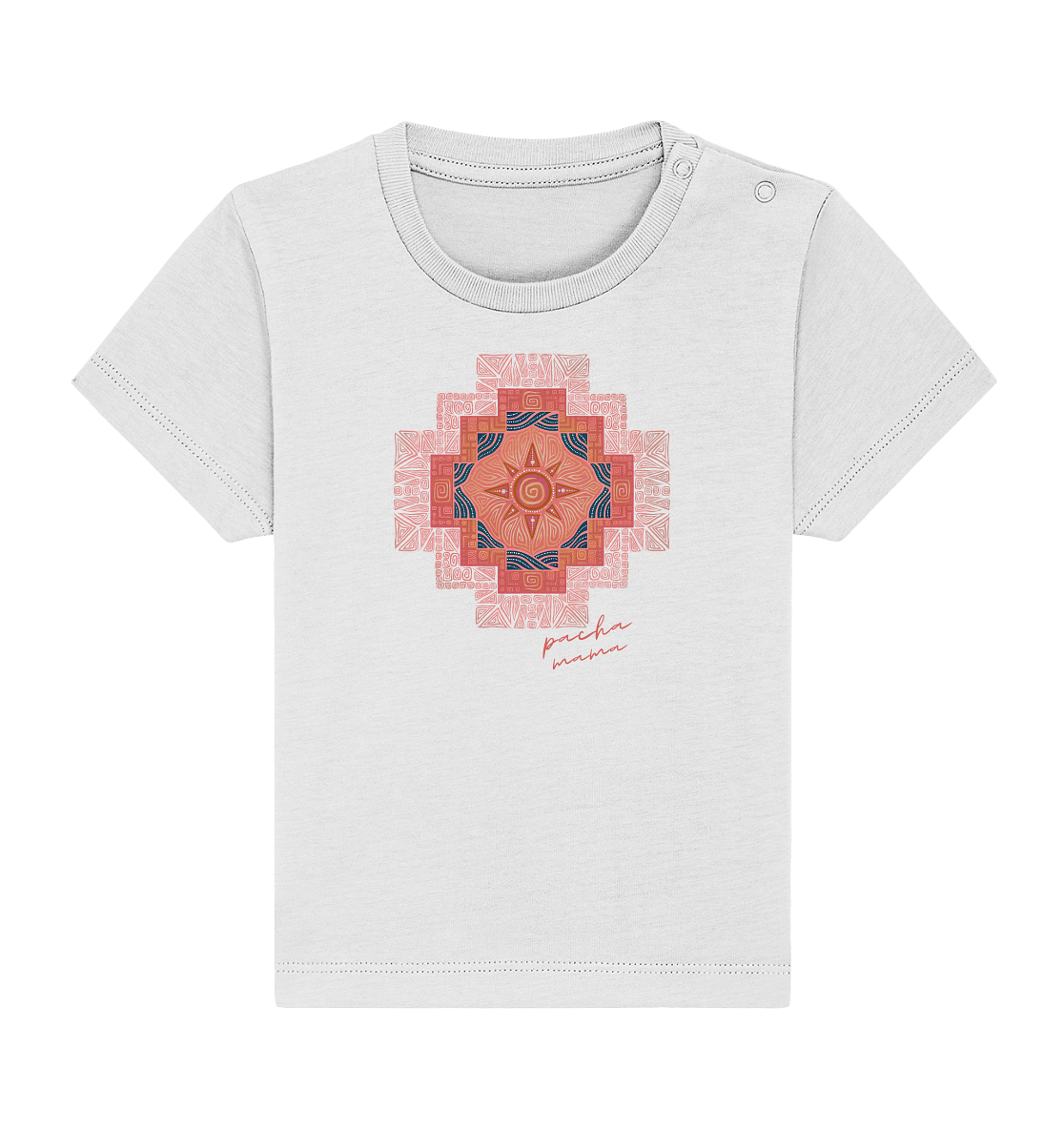 Pacha Mama Andenkreuz Baby T-Shirt aus Biobaumwolle