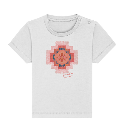 Pacha Mama Andenkreuz Baby T-Shirt aus Biobaumwolle