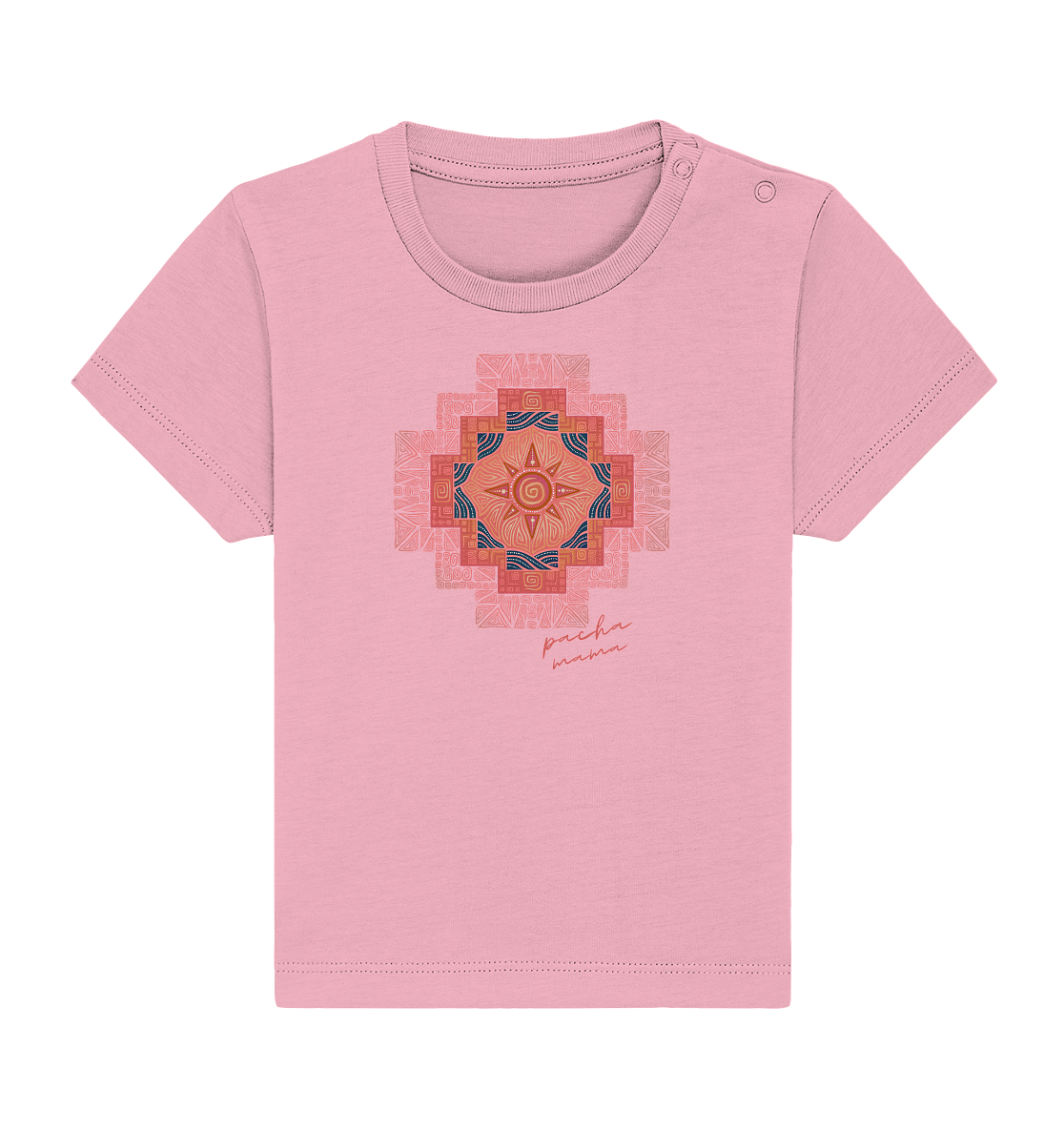 Pacha Mama Andenkreuz Baby T-Shirt aus Biobaumwolle