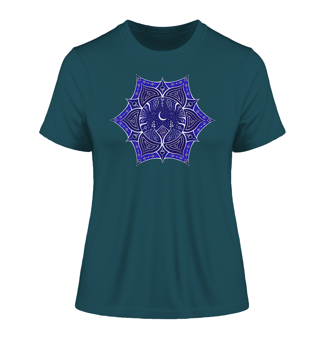 Kronenchakra T-Shirt | Sahasrara Chakra | Organisches T-Shirt | Damen