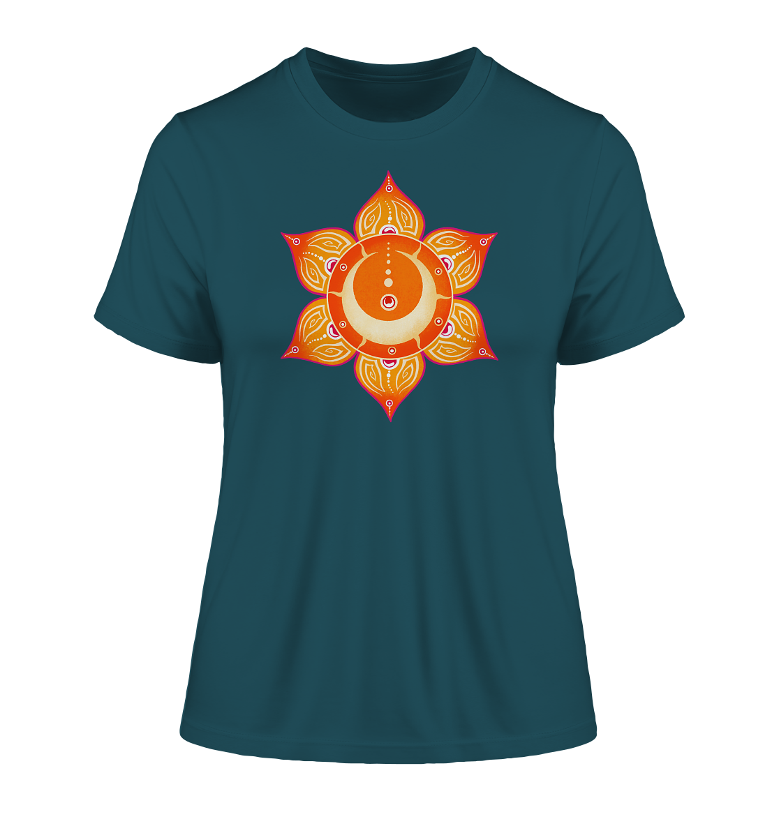 Sakralchakra T-Shirt | Swadhisthana Chakra | Organisches T-Shirt | Damen