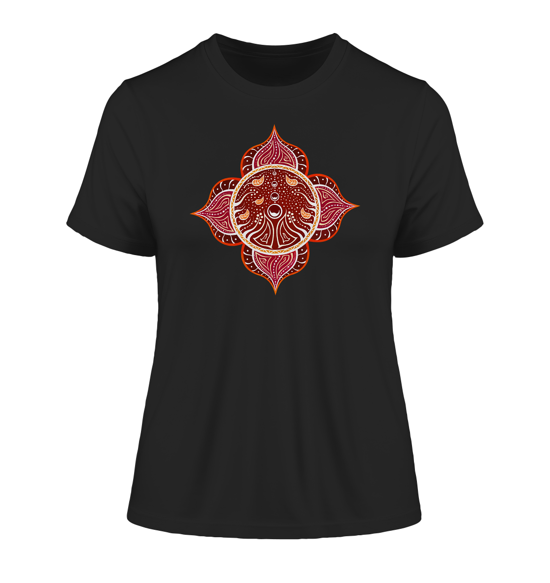 Wurzelchakra T-Shirt | Muladhara Chakra T-Shirt | Organisches T-Shirt | Damen