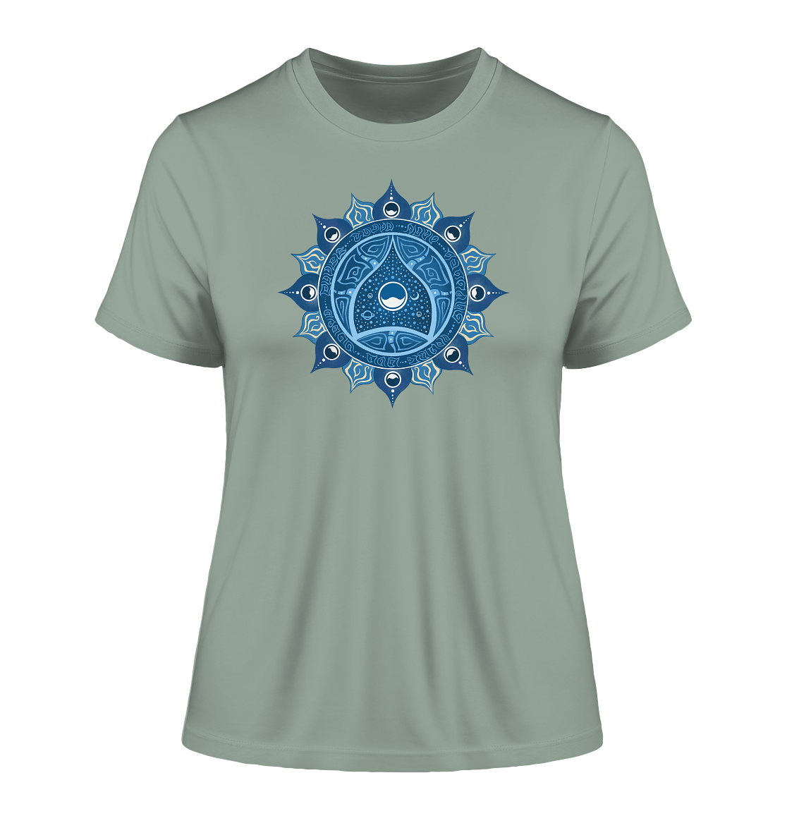 Halschakra T-Shirt | Vishuddha Chakra | Organisches T-Shirt | Damen