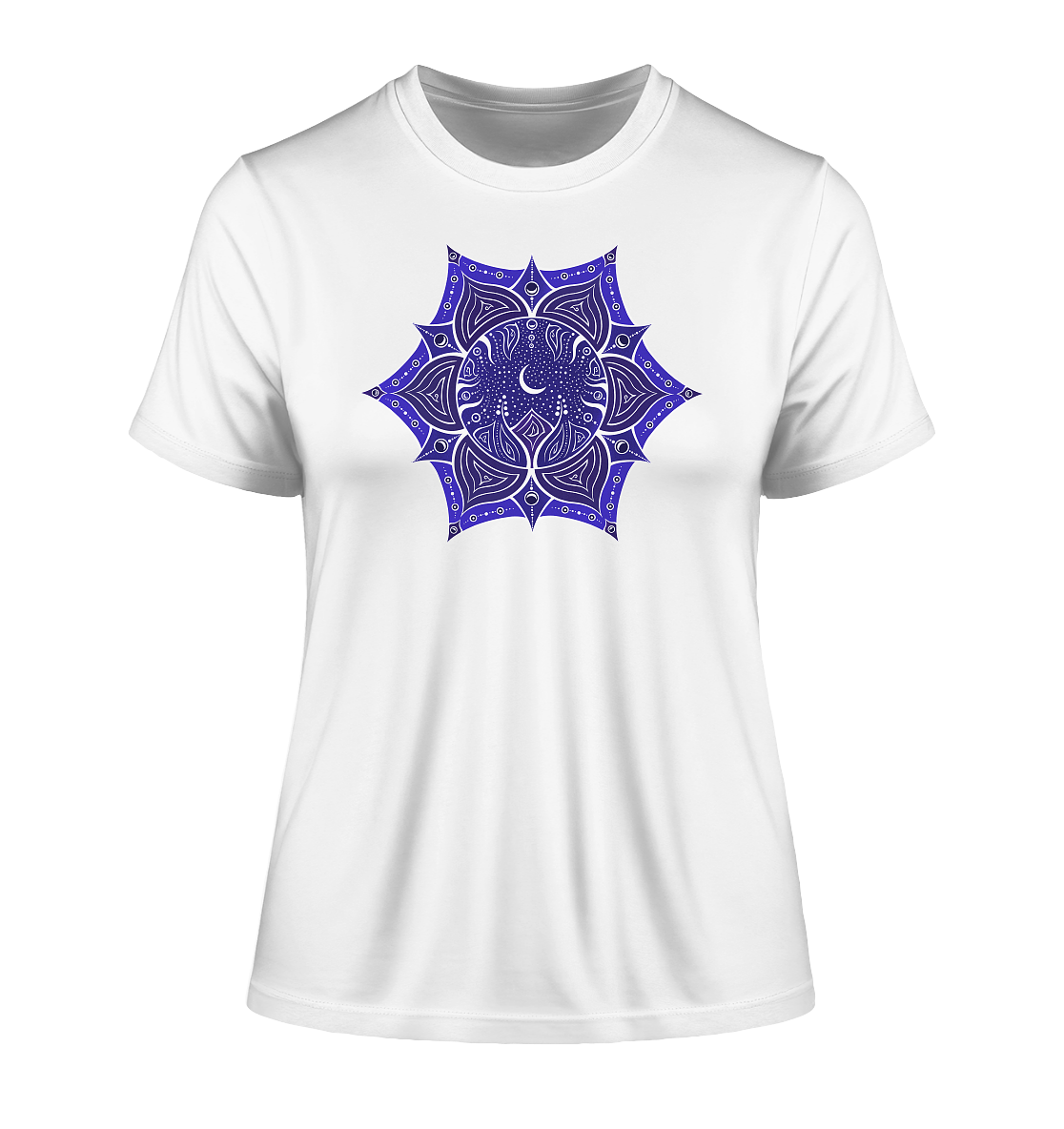 Kronenchakra T-Shirt | Sahasrara Chakra | Organisches T-Shirt | Damen