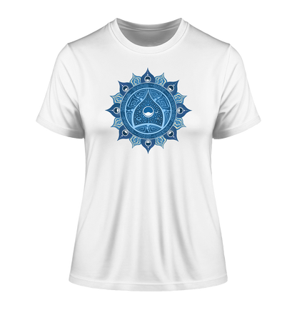 Halschakra T-Shirt | Vishuddha Chakra | Organisches T-Shirt | Damen