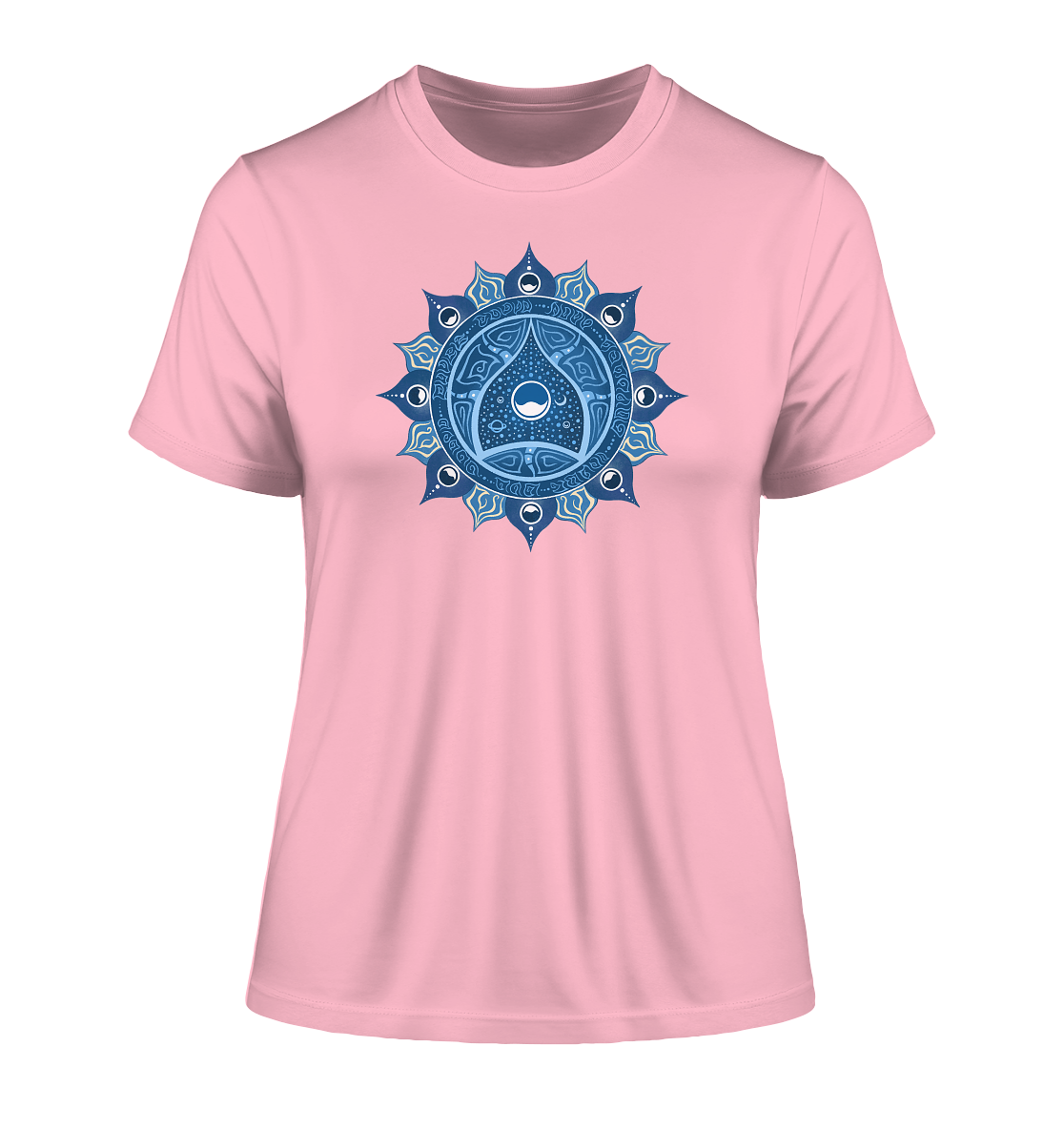 Halschakra T-Shirt | Vishuddha Chakra | Organisches T-Shirt | Damen