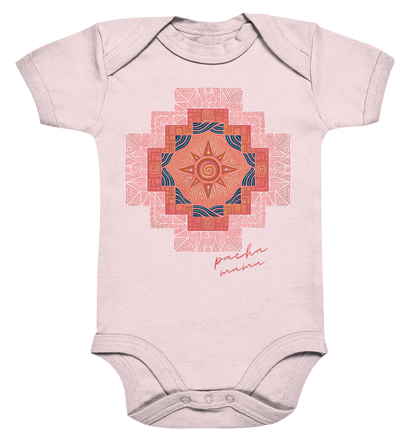 Pacha Mama Andenkreuz Baby Bodysuit aus Biobaumwolle