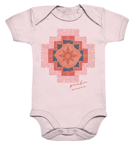 Pacha Mama Andenkreuz Baby Bodysuit aus Biobaumwolle