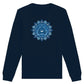 Halschakra Sweatshirt | Vishuddha Chakra | Organisches Unisex Sweatshirt - Deivi