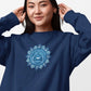 Halschakra Sweatshirt | Vishuddha Chakra | Organisches Unisex Sweatshirt - Deivi