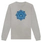 Halschakra Sweatshirt | Vishuddha Chakra | Organisches Unisex Sweatshirt - Deivi