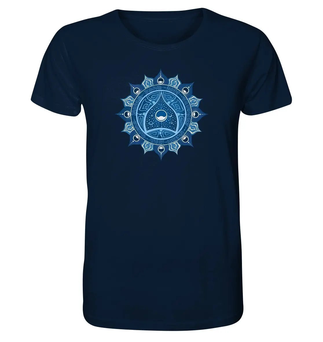 Halschakra T-Shirt | Vishuddha Chakra | Organisches T-Shirt | Herren - Deivi