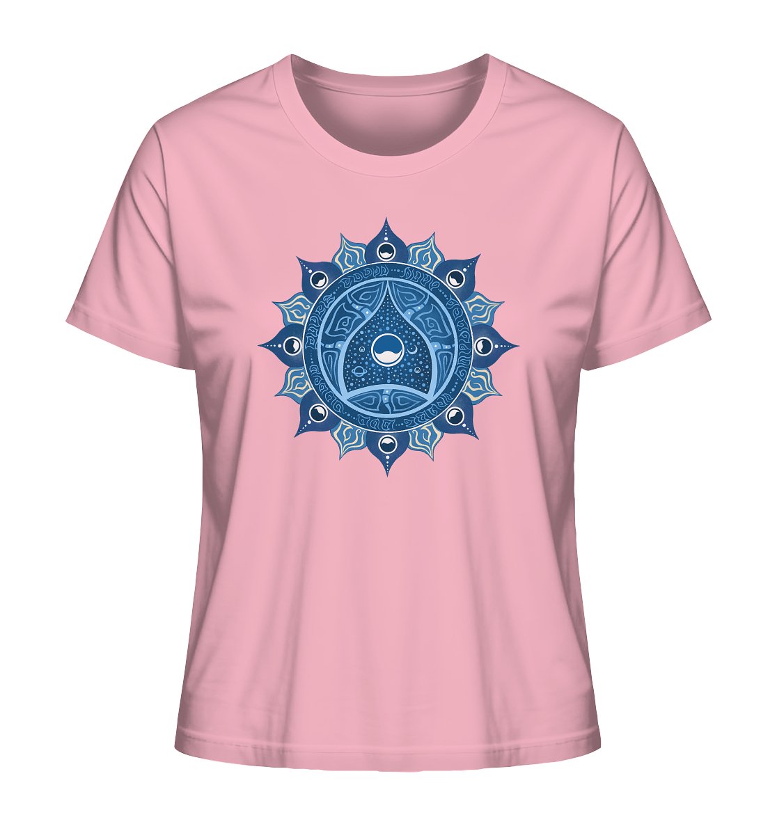 Halschakra | Vishuddha Chakra | Organisches T - Shirt | Damen - Deivi