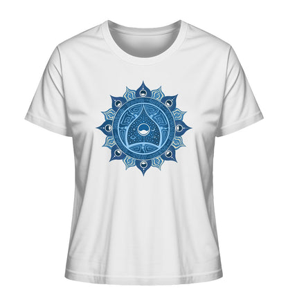 Halschakra | Vishuddha Chakra | Organisches T - Shirt | Damen - Deivi