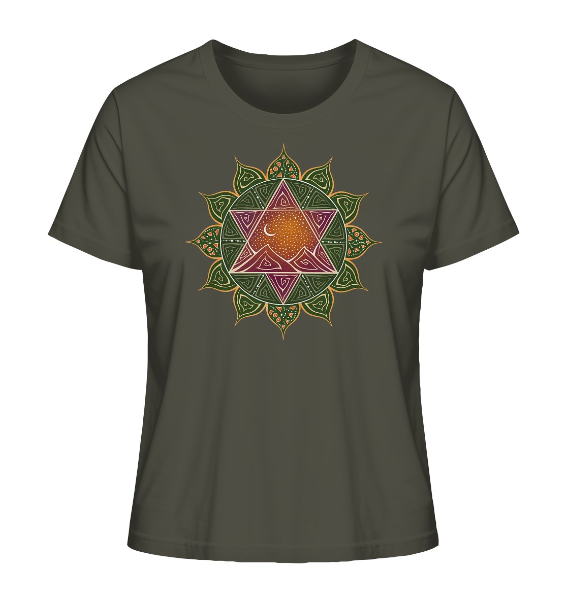 Herzchakra | Anahata Chakra | Organisches T - Shirt | Damen - Deivi