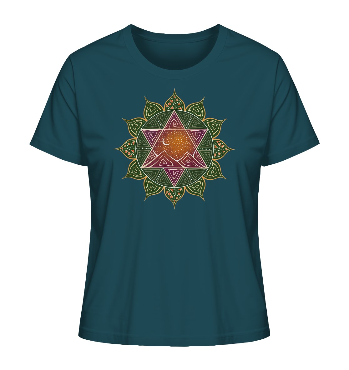 Herzchakra | Anahata Chakra | Organisches T - Shirt | Damen - Deivi