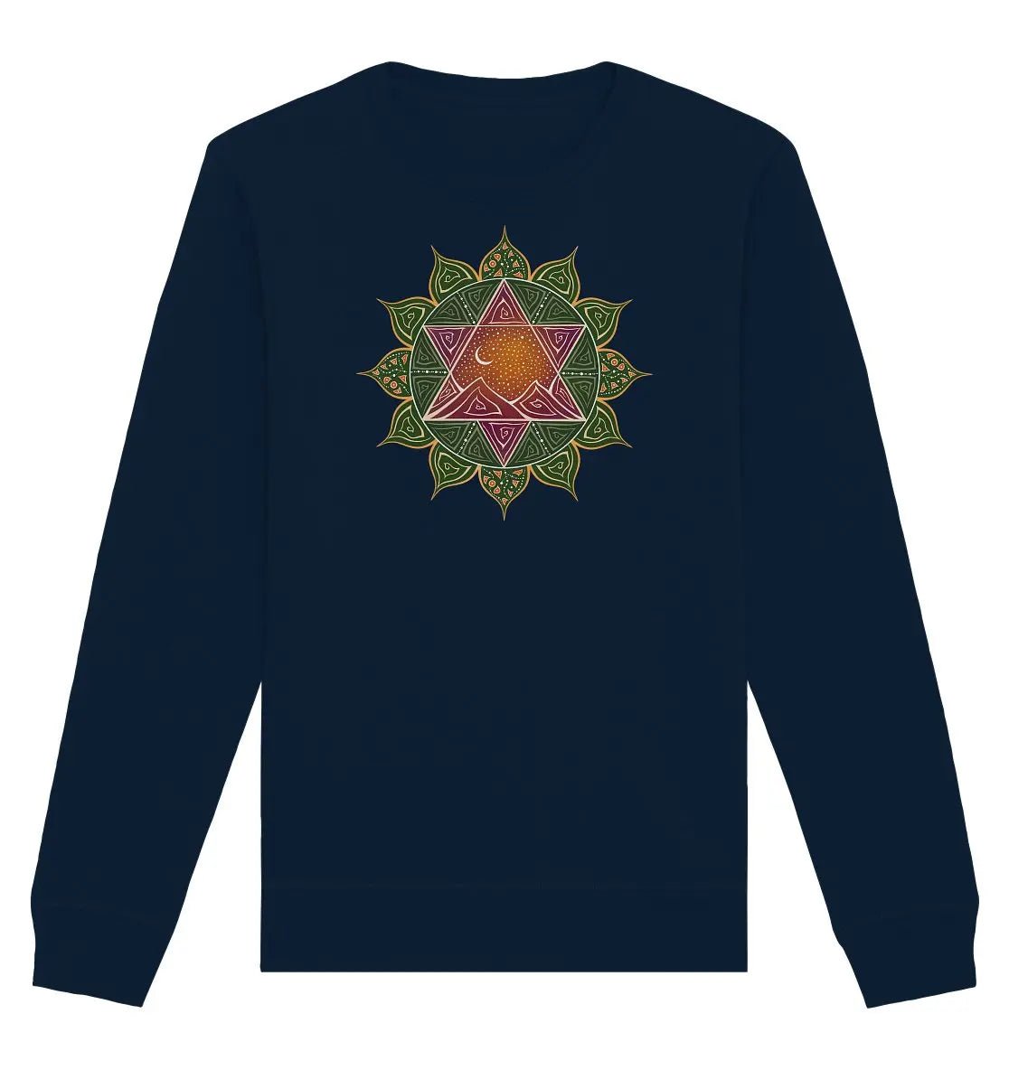 Herzchakra Sweatshirt | Anahata Chakra | Organisches Unisex Sweatshirt - Deivi