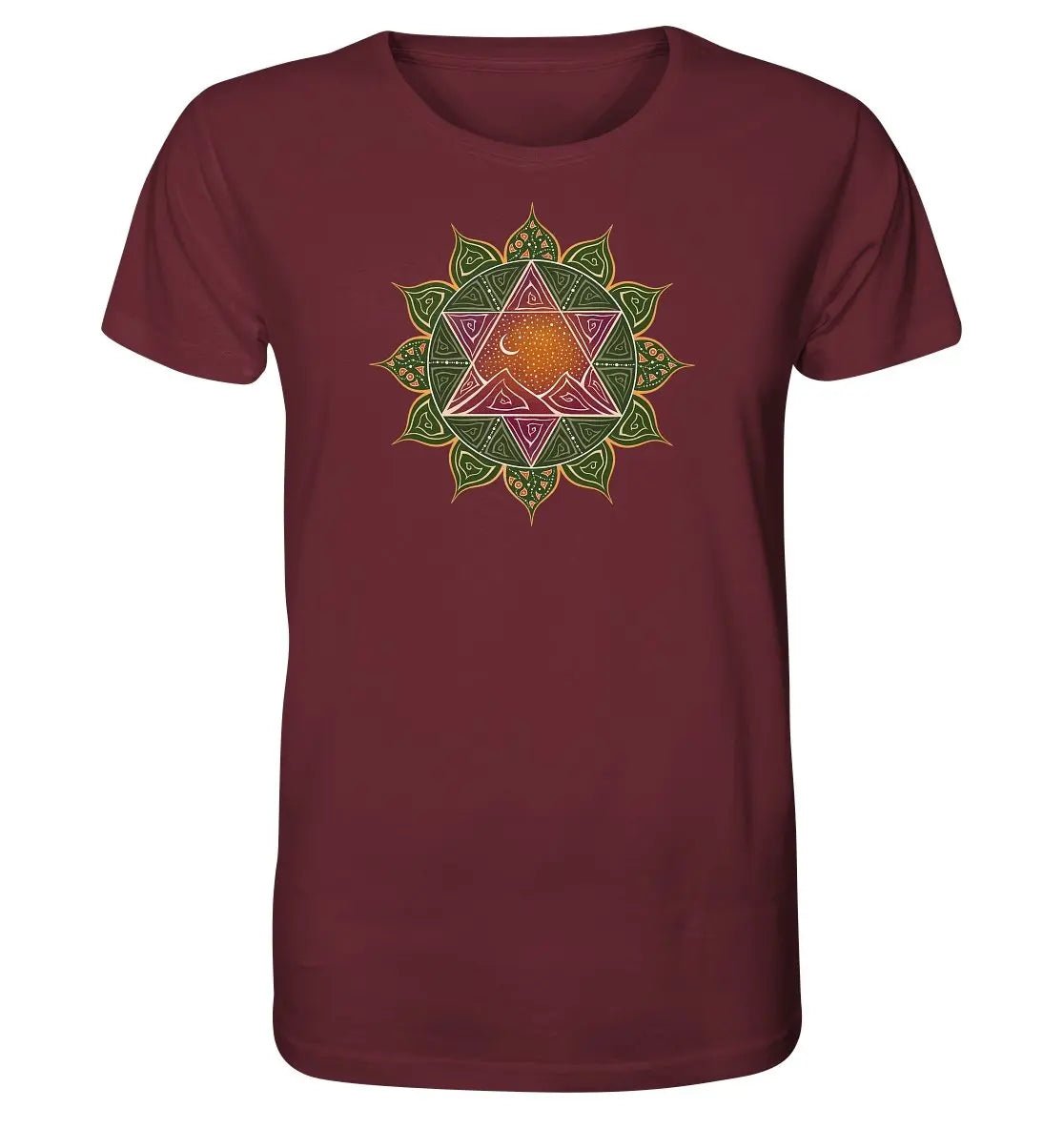 Herzchakra T-Shirt | Anahata Chakra | Organisches T-Shirt | Herren - Deivi