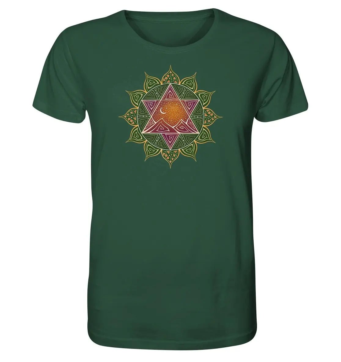 Herzchakra T-Shirt | Anahata Chakra | Organisches T-Shirt | Herren - Deivi