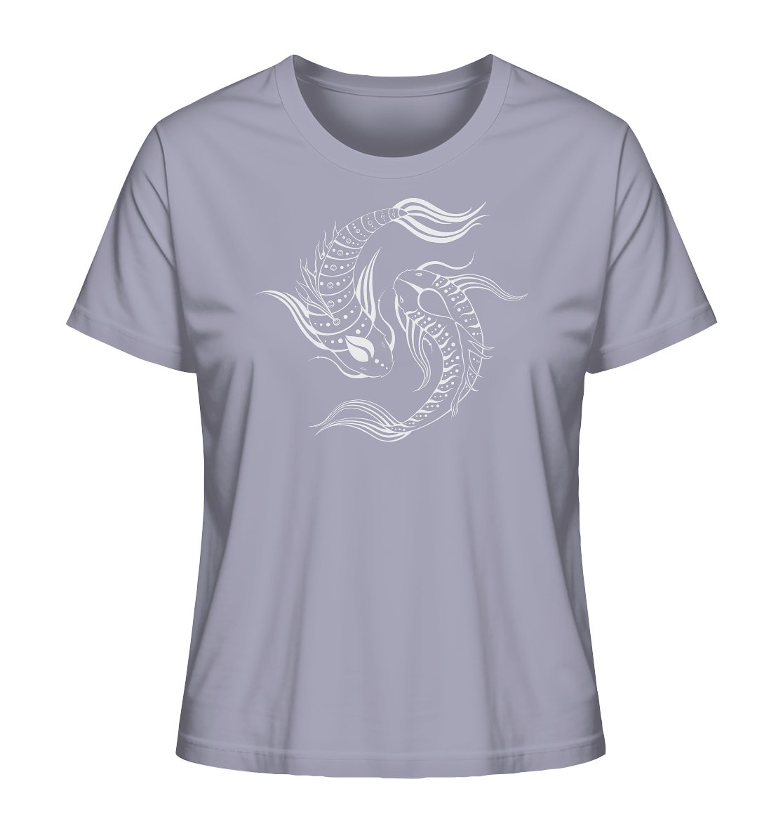 Koi Fisch Yin & Yang | Organisches T - Shirt | Damen - Deivi