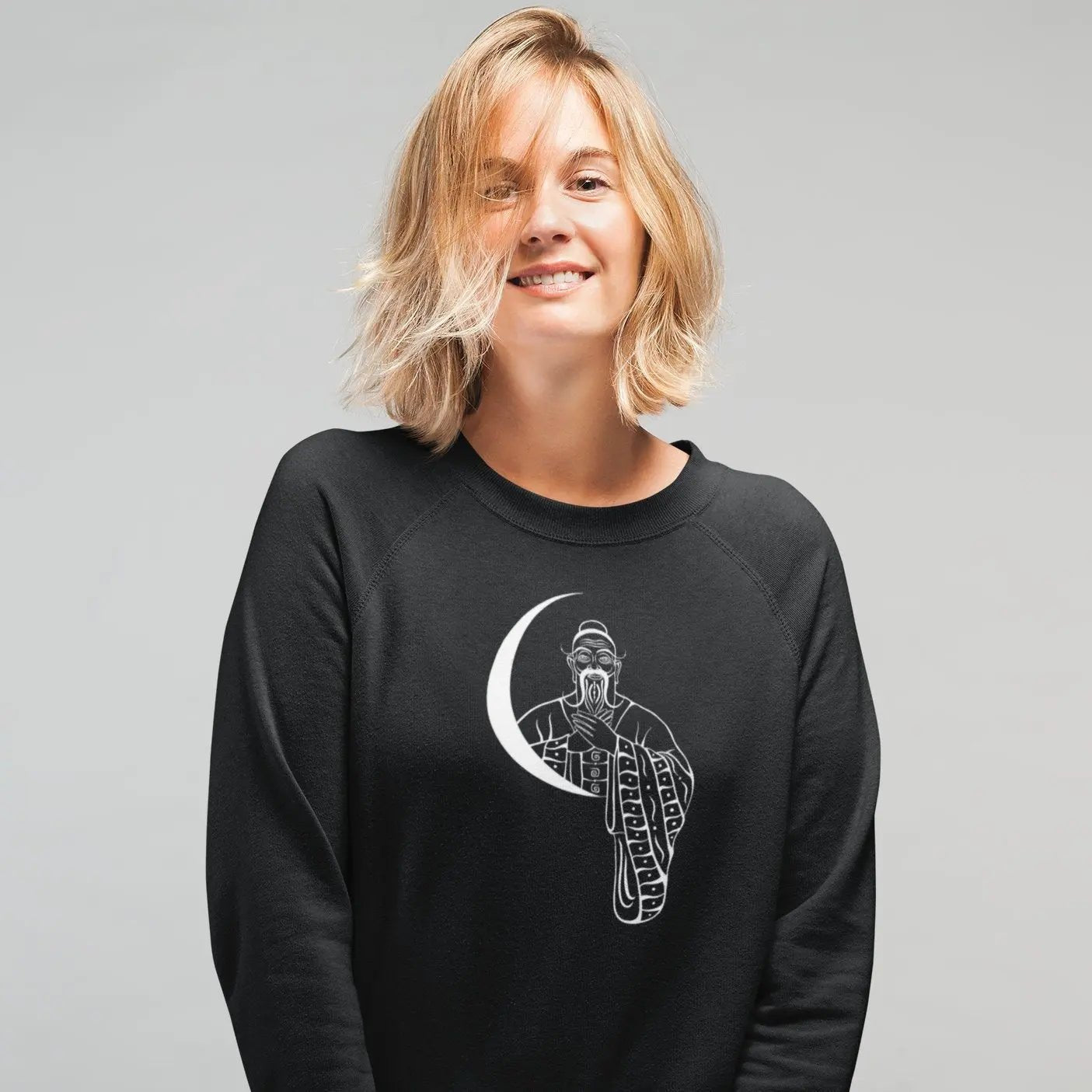 Konfuzius Sweatshirt | Organisches Unisex Sweatshirt - Deivi