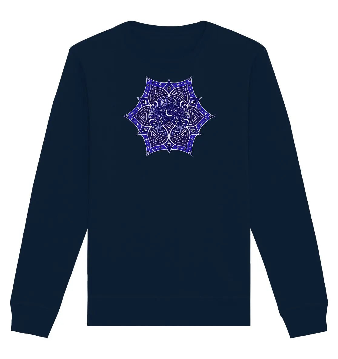 Kronenchakra Sweatshirt | Sahasrara Chakra | Organisches Unisex Sweatshirt - Deivi