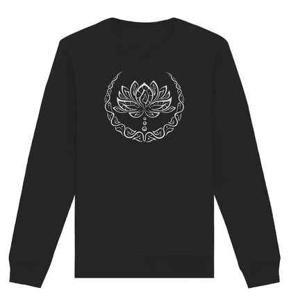 Lotus Blume Sweatshirt | Organisches Unisex Sweatshirt - Deivi