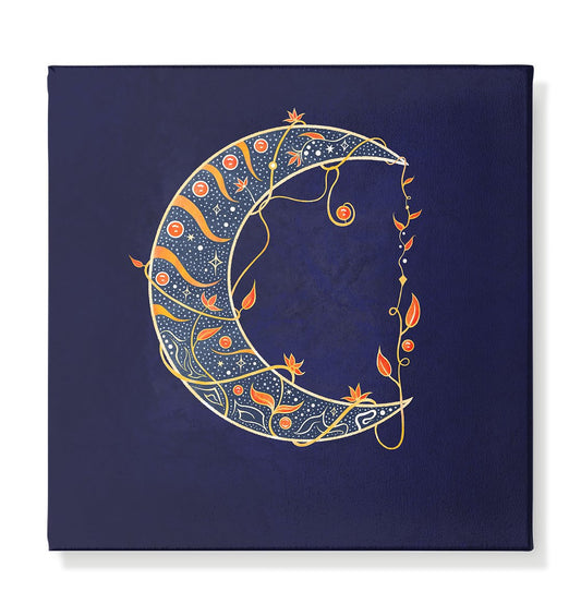 Mond | Kunstdruck auf Leinwand - Deivi