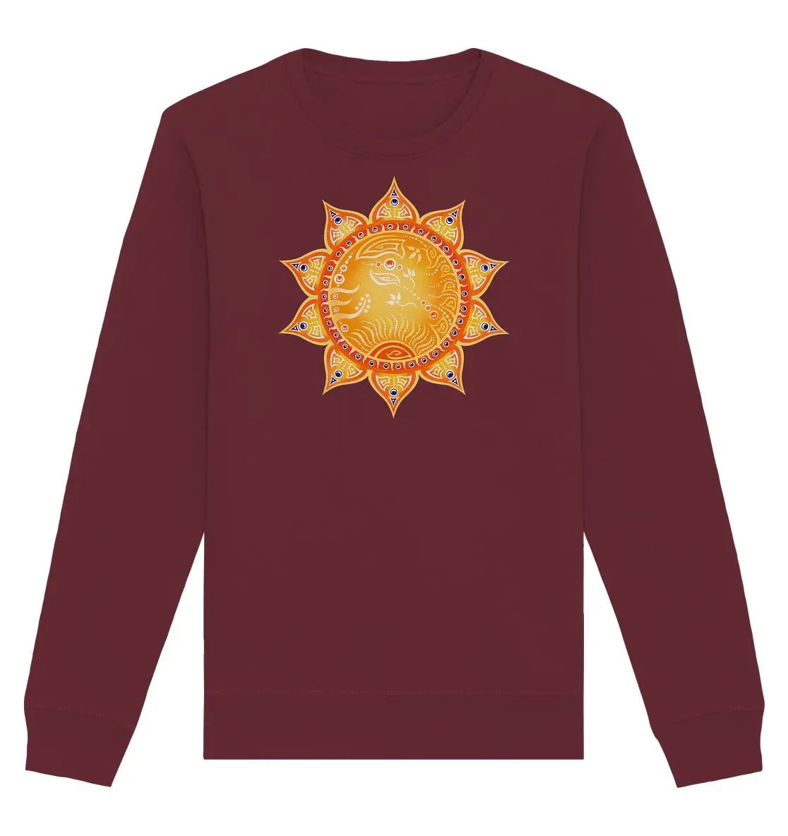 Nabelchakra Sweatshirt | Manipura Chakra | Organisches Unisex Sweatshirt - Deivi