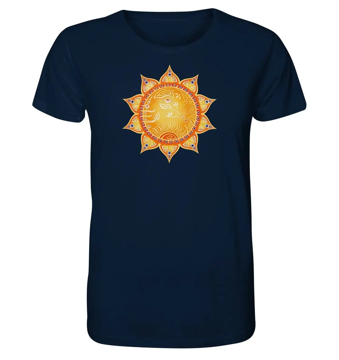 Nabelchakra T-Shirt | Manipura Chakra | Organisches T-Shirt | Herren - Deivi