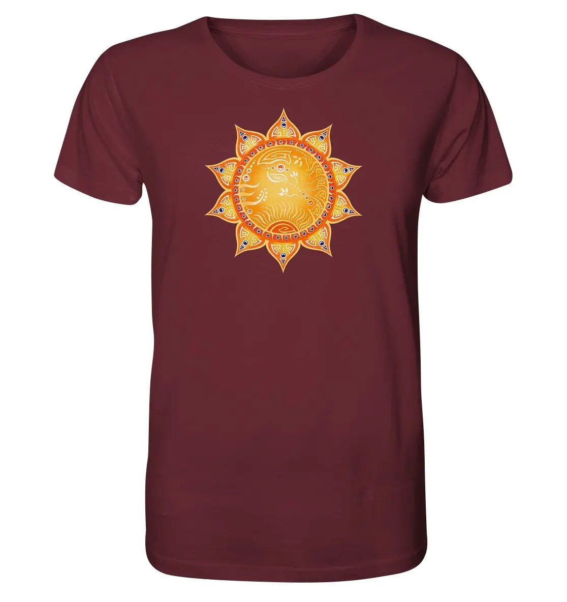 Nabelchakra T-Shirt | Manipura Chakra | Organisches T-Shirt | Herren - Deivi