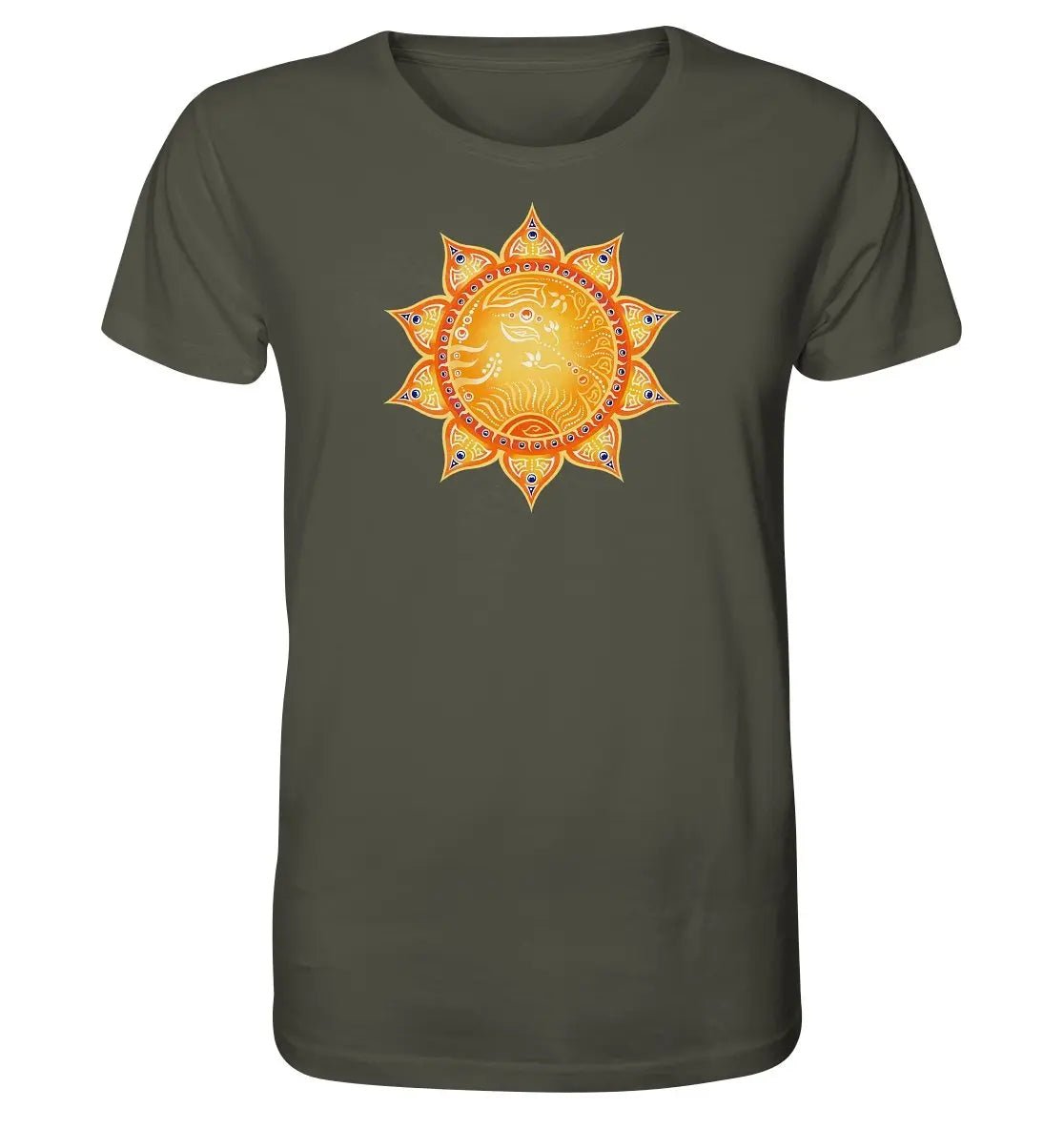 Nabelchakra T-Shirt | Manipura Chakra | Organisches T-Shirt | Herren - Deivi