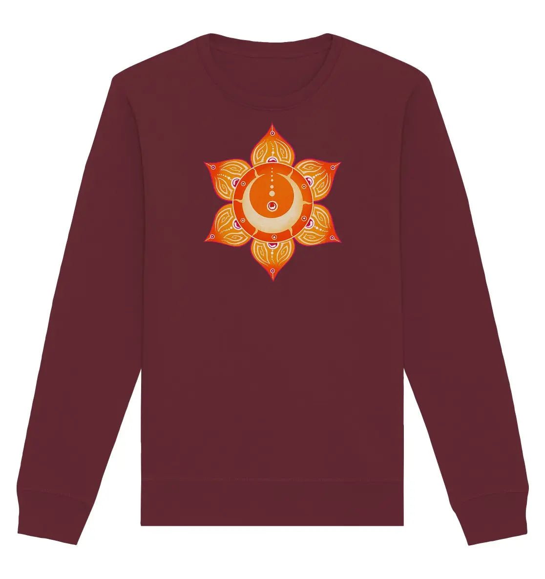 Sakralchakra Sweatshirt | Swadhisthana Chakra | Organisches Unisex Sweatshirt - Deivi