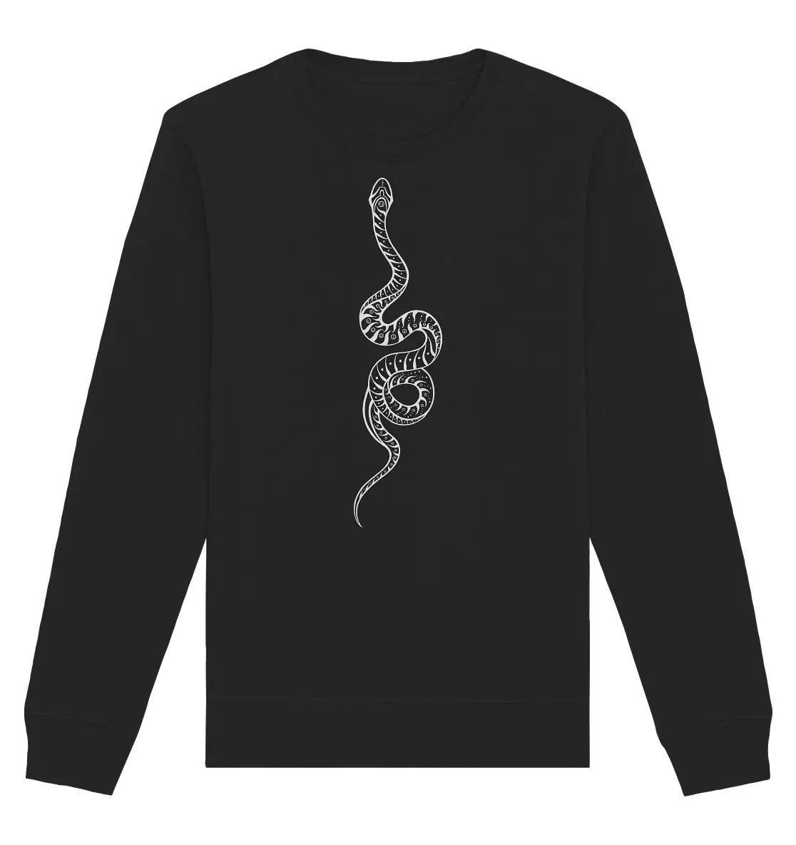 Schlangen Weisheit Sweatshirt | Organisches Unisex Sweatshirt - Deivi