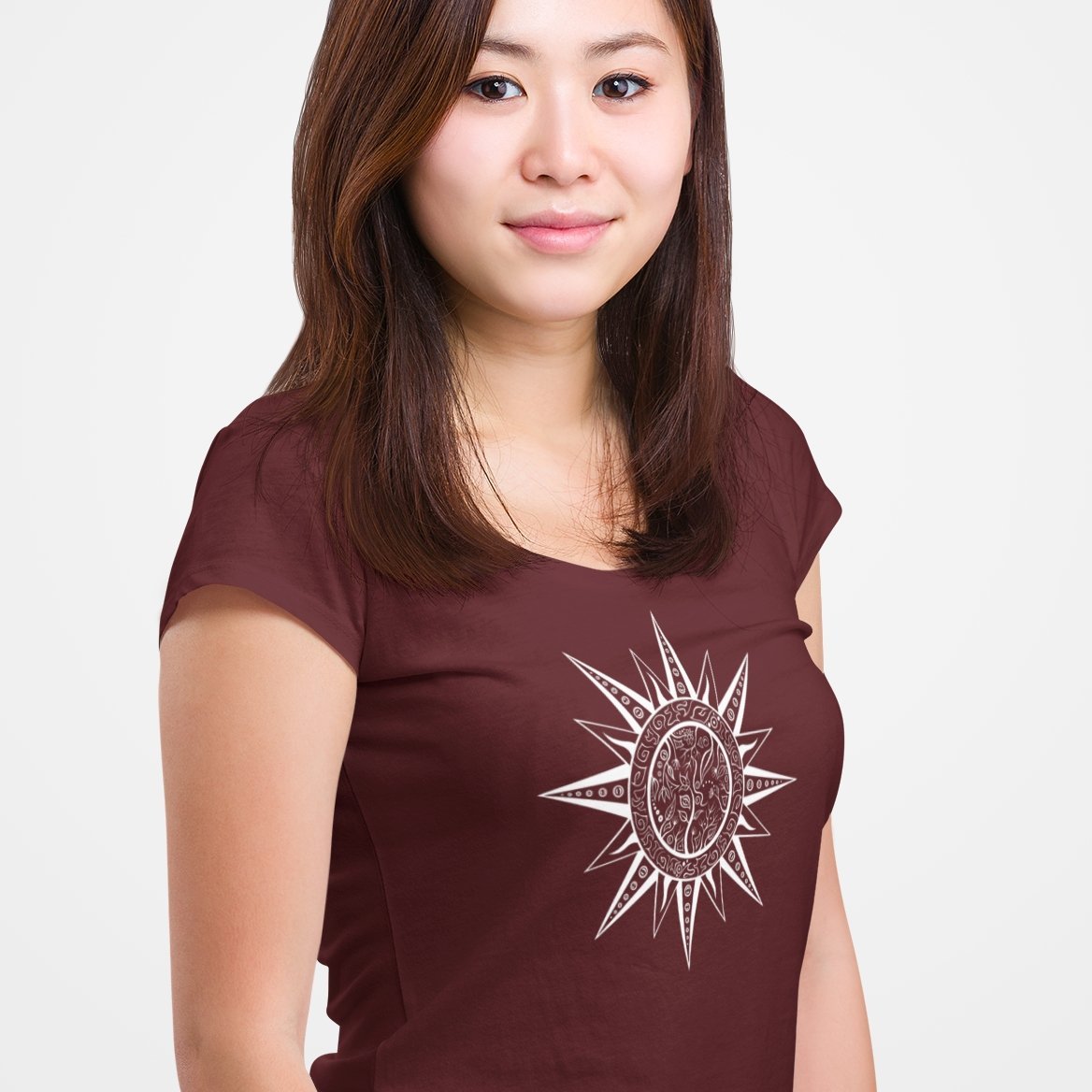 Sonne | Organisches T - Shirt | Damen - Deivi