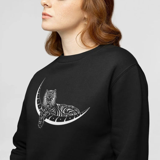 Tiger Traum Sweatshirt | Organisches Unisex Sweatshirt - Deivi