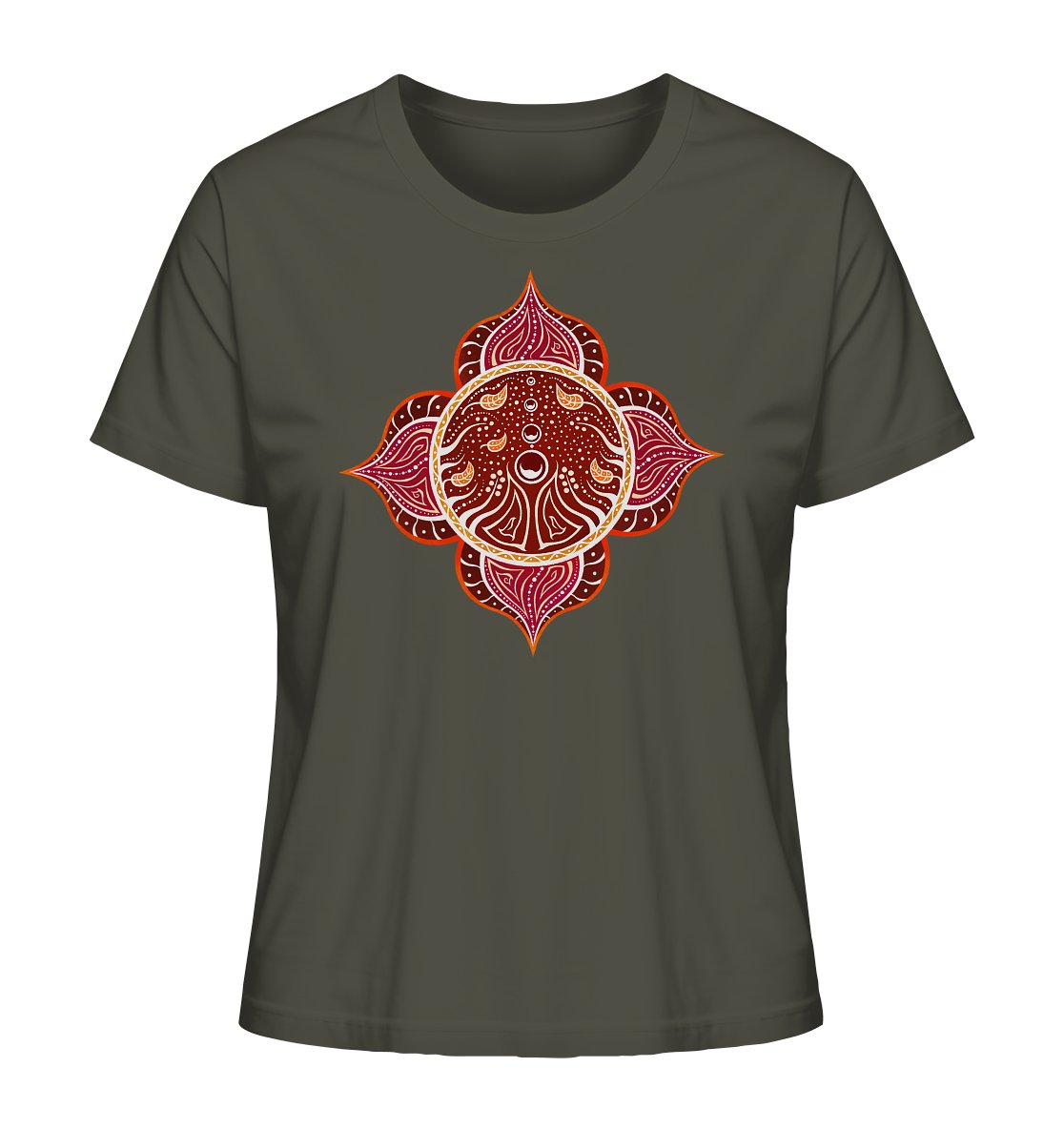 Wurzelchakra | Muladhara Chakra | Organisches T - Shirt | Damen - Deivi