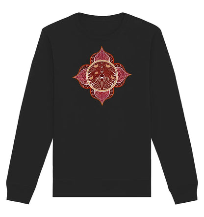 Wurzelchakra Sweatshirt | Muladhara Chakra | Organisches Unisex Sweatshirt - Deivi