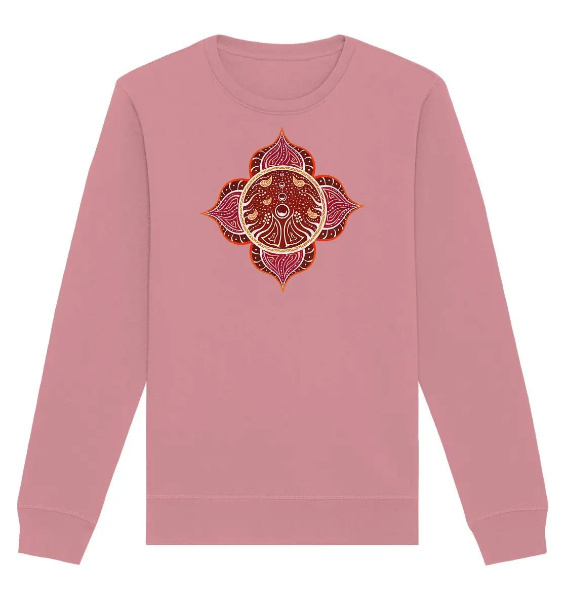 Wurzelchakra Sweatshirt | Muladhara Chakra | Organisches Unisex Sweatshirt - Deivi