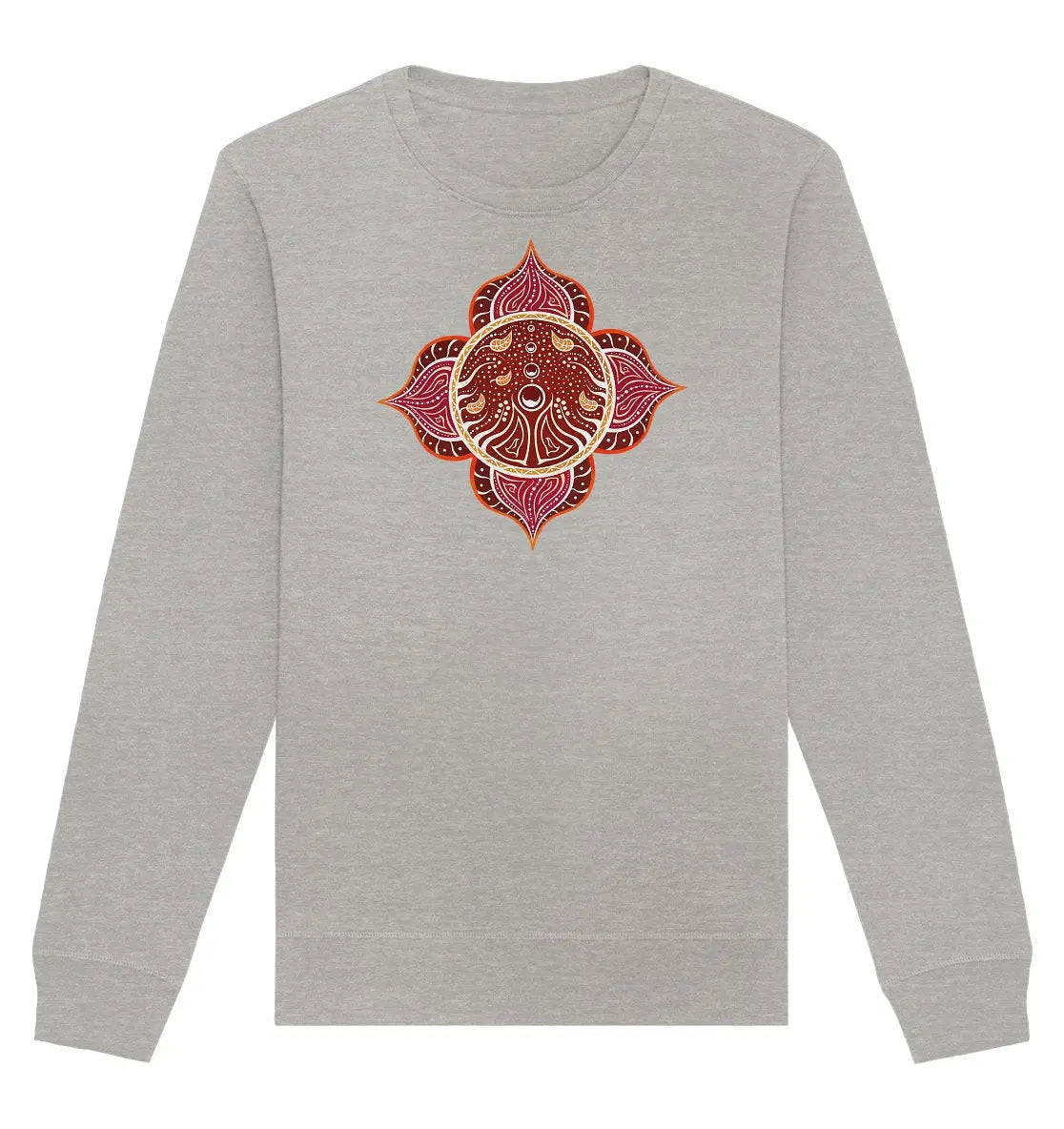 Wurzelchakra Sweatshirt | Muladhara Chakra | Organisches Unisex Sweatshirt - Deivi