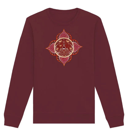 Wurzelchakra Sweatshirt | Muladhara Chakra | Organisches Unisex Sweatshirt - Deivi