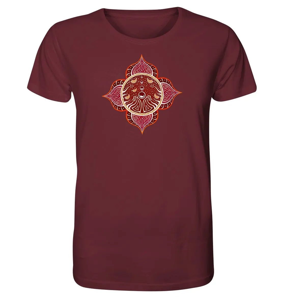 Wurzelchakra T-Shirt | Muladhara Chakra | Organisches T-Shirt | Herren - Deivi