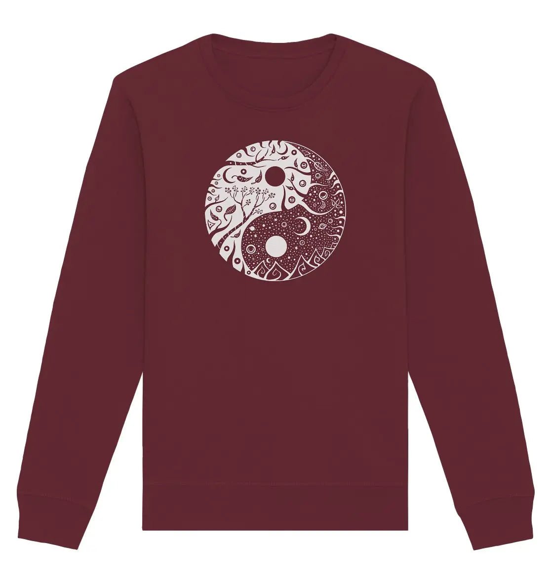 Yin & Yang Sweatshirt | Organisches Unisex Sweatshirt - Deivi