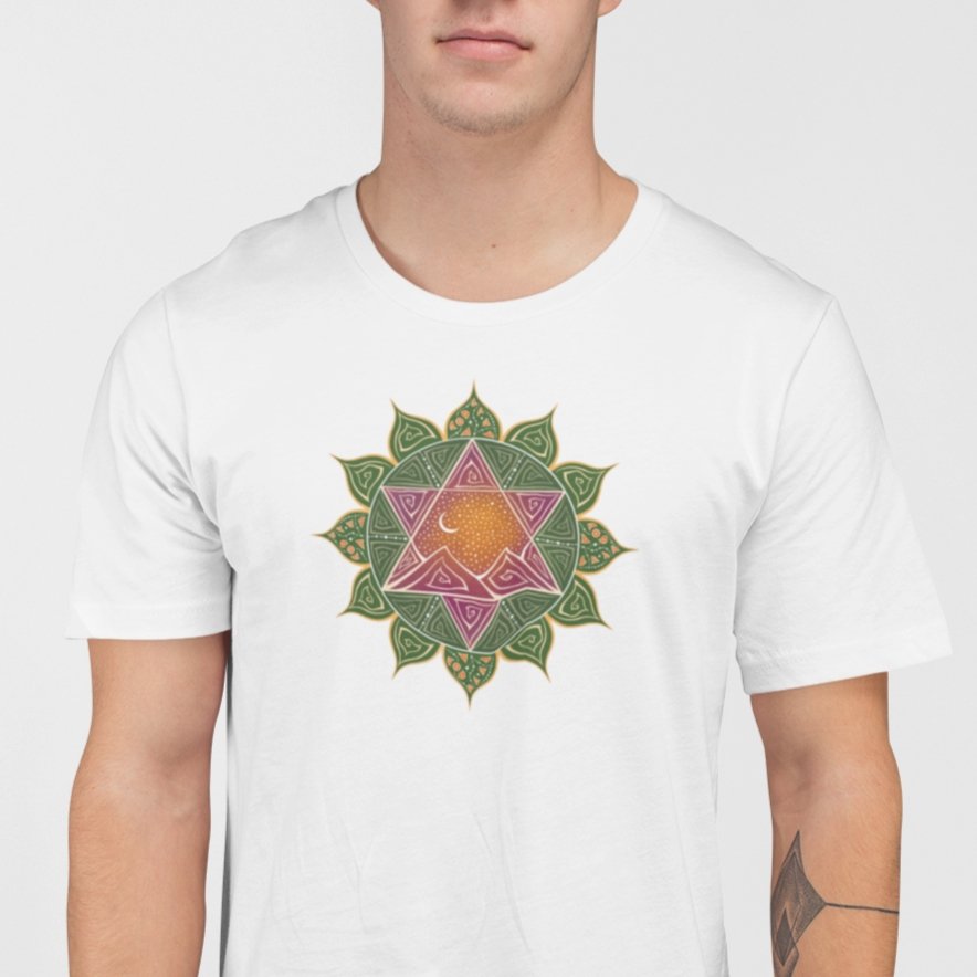 Anahata Chakra | Organisches T-Shirt | Herren - Deivi