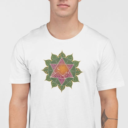 Anahata Chakra | Organisches T-Shirt | Herren - Deivi