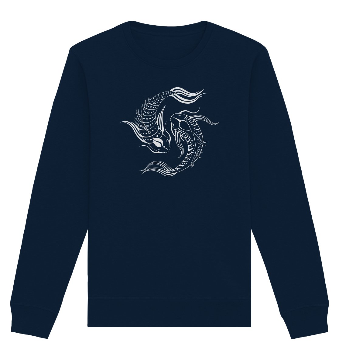 Koi Fisch Yin Yang | Organisches Unisex Sweatshirt - Organic Basic Unisex Sweatshirt - Deivi