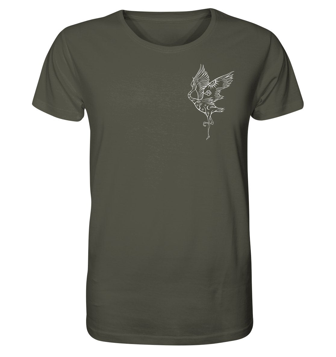 Kranich | Organisches T-Shirt-Unisex-Shirts-Deivi